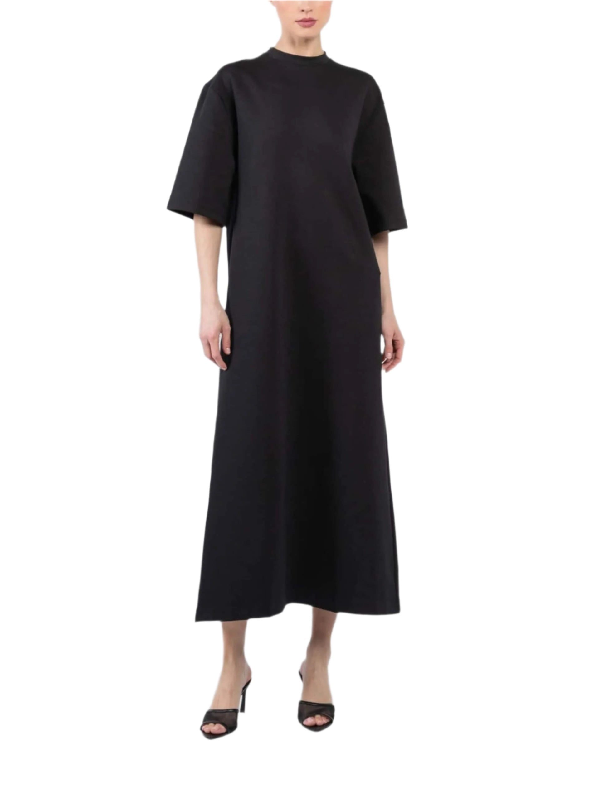 LONG SHIRT-STYLE DRESS - 1