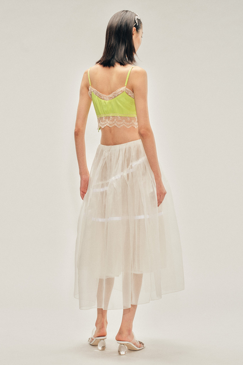 Lace Trim Negligee Bralette 4