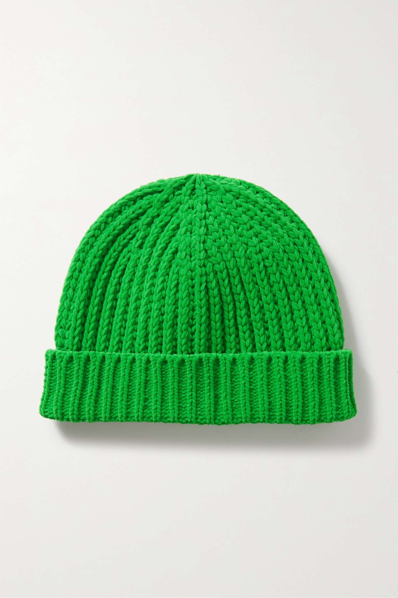 Ribbed chenille beanie - 1