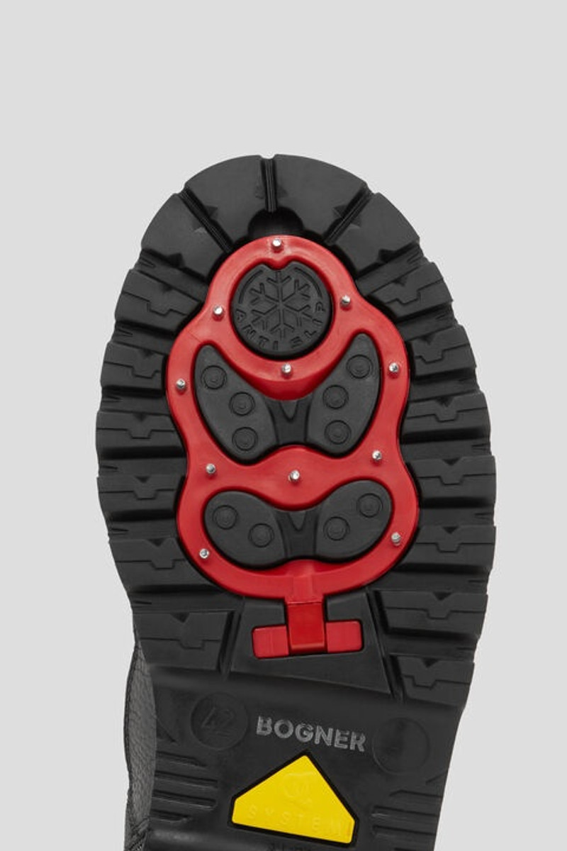 Helsinki Mid-calf boots with spikes in Black 7