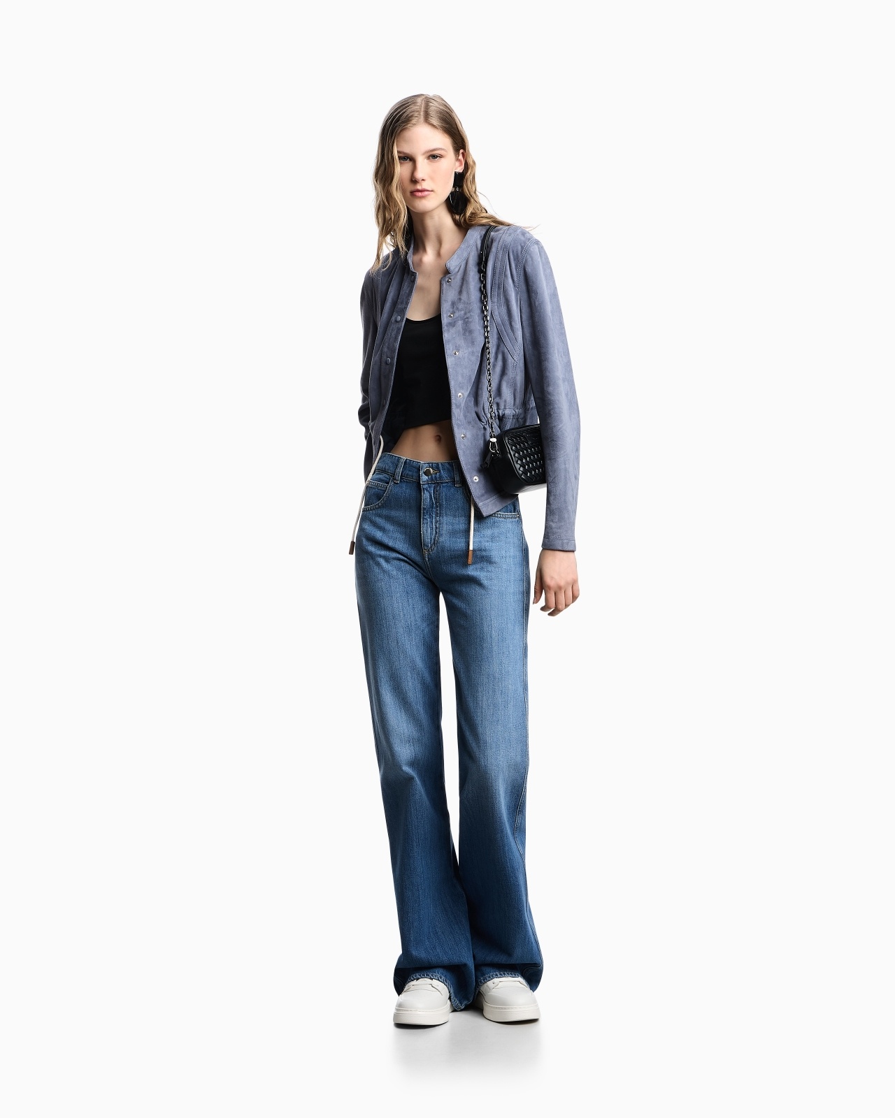 J9D MID-RISE JEANS WITH FLARED HEM IN DENIM - 2
