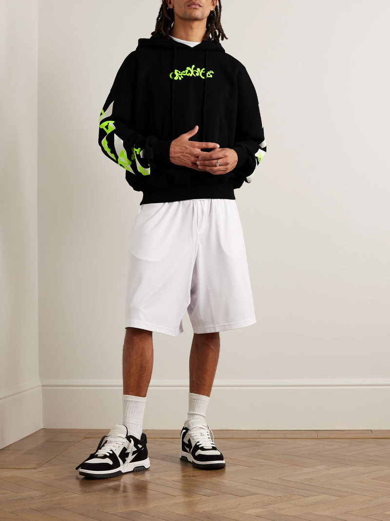 Off-White Logo-Print Cotton-Jersey Hoodie outlook