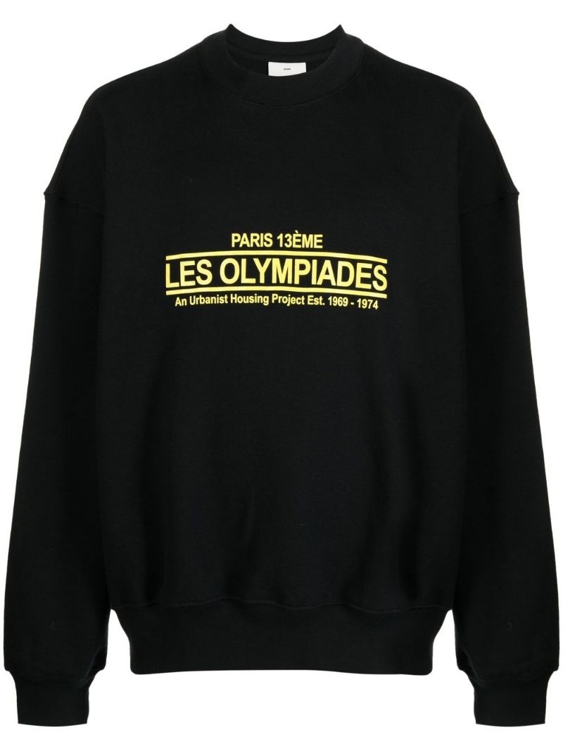 Les Olympiades print sweatshirt - 1