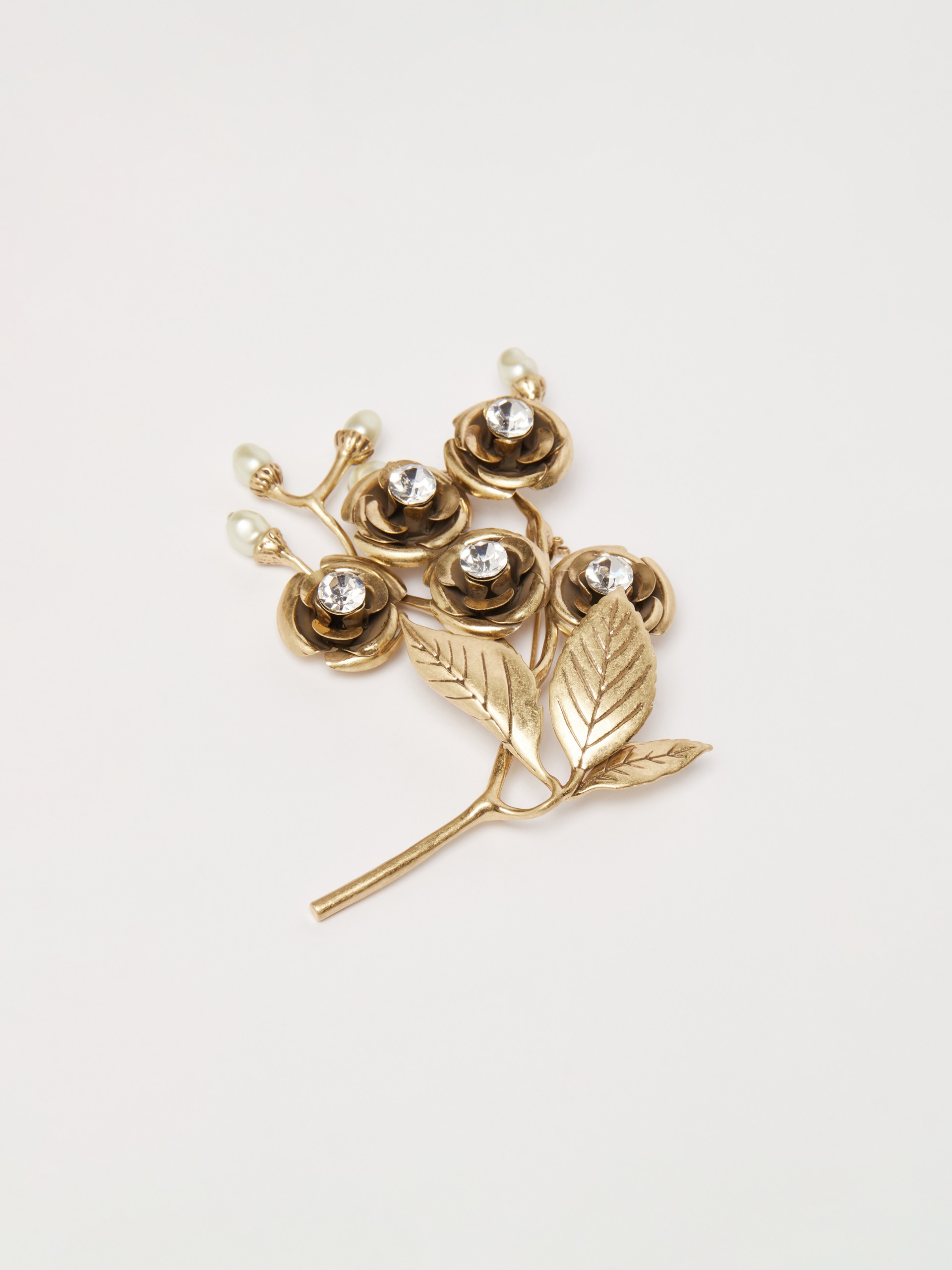 CIVADA Metal flower brooch - 2