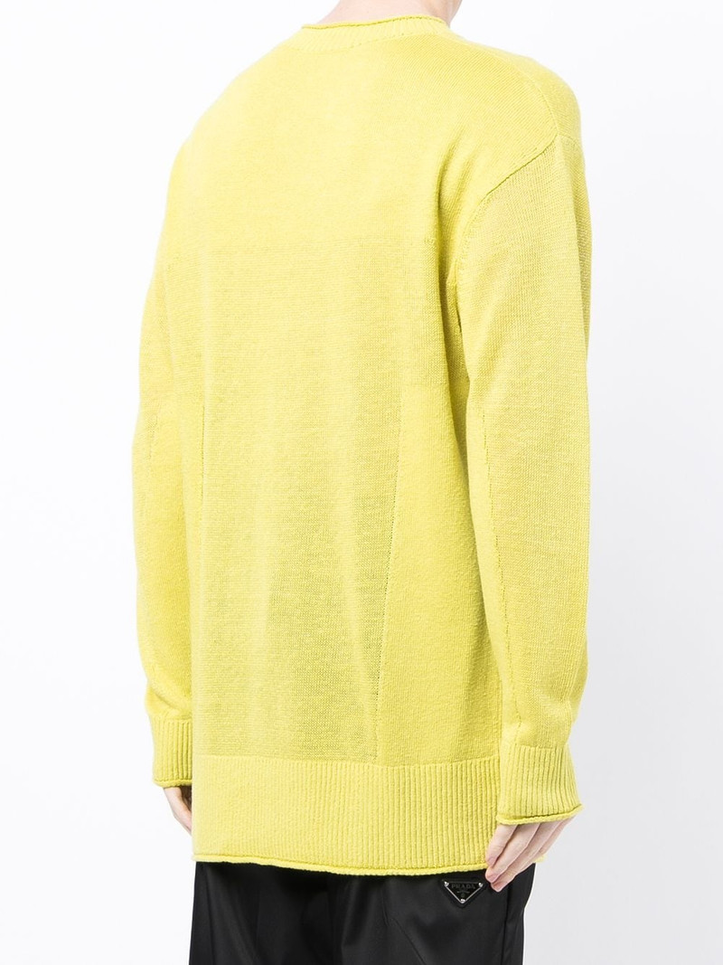 transparency crewneck jumper 4
