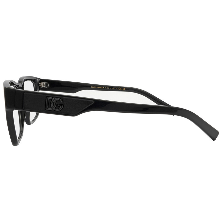 Dolce And Gabbana Demo Rectangular Men's Eyeglasses DG3352 501 57 - 4