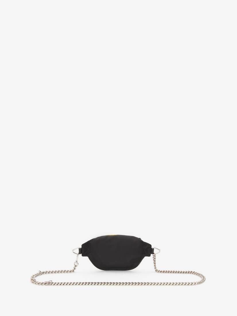 Men's Biker Belt Bag in Pop Yellow/black - 3