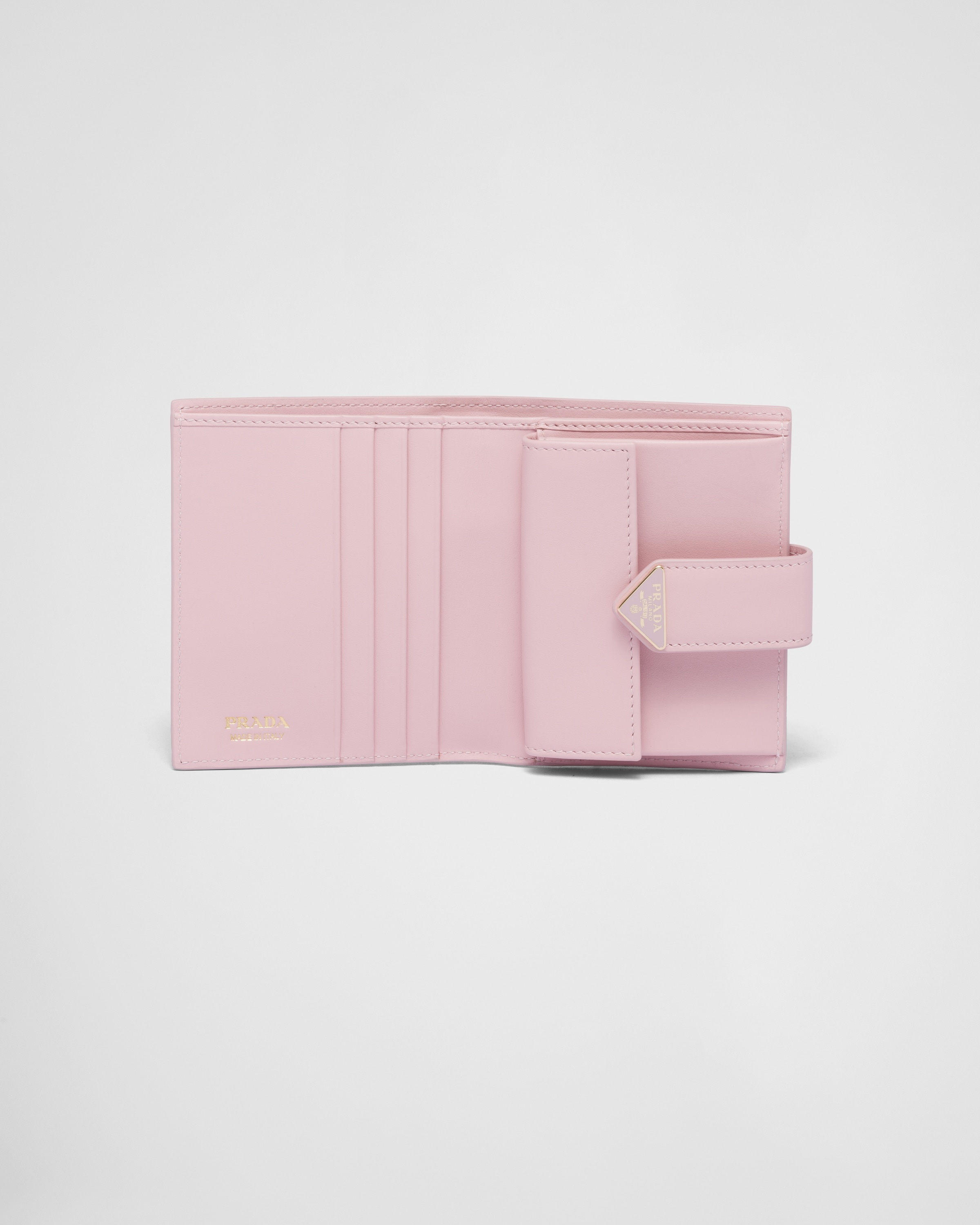 Small Saffiano and smooth leather wallet - 4