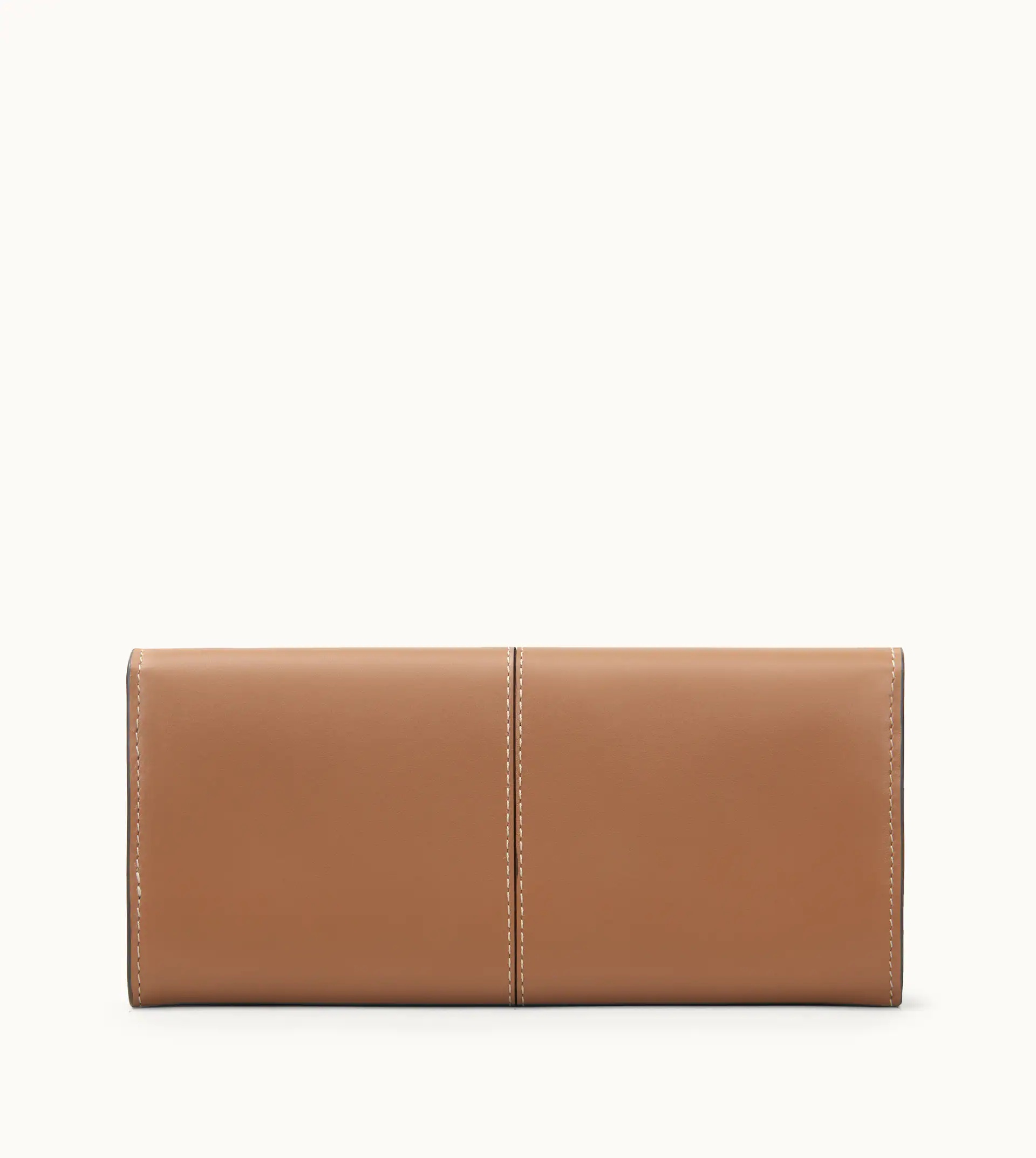 PURSE IN LEATHER - BROWN - 4