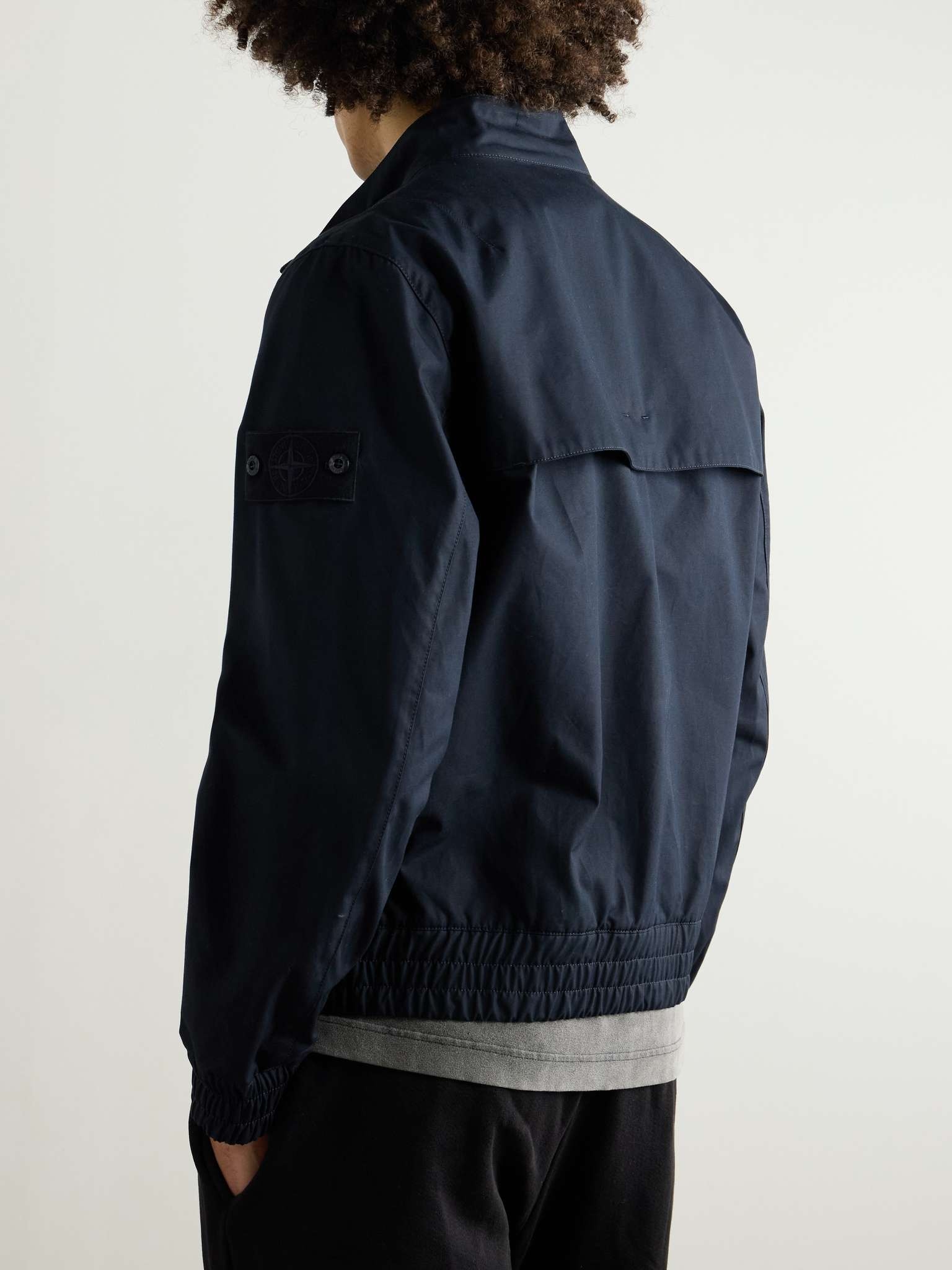 Ghost Logo-Appliquéd Organic Cotton-Canvas Bomber Jacket - 3