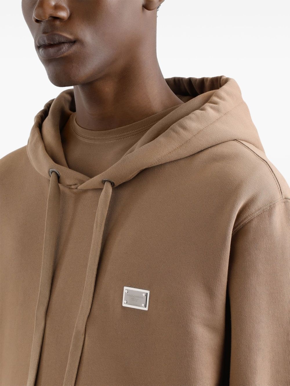 logo-plaque hoodie - 4