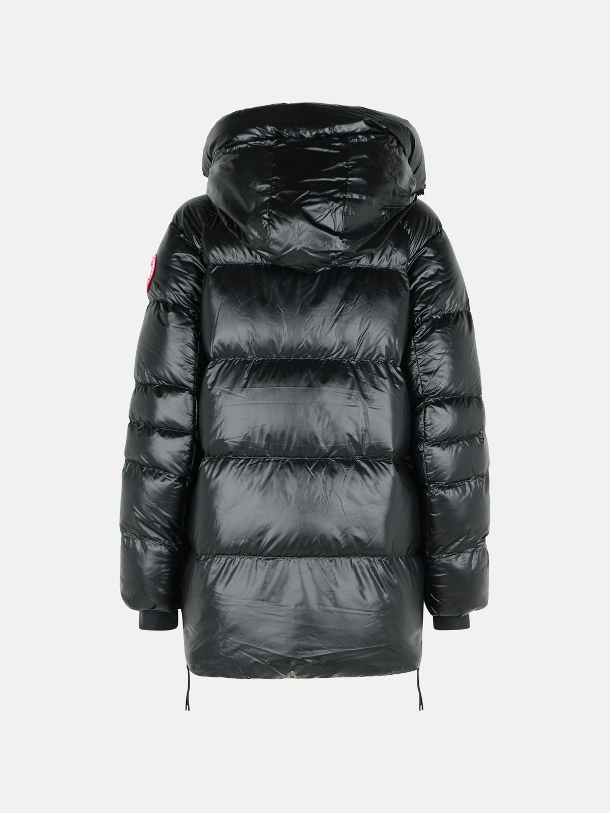 'CYPRESS' BLACK POLYAMIDE DOWN JACKET - 3