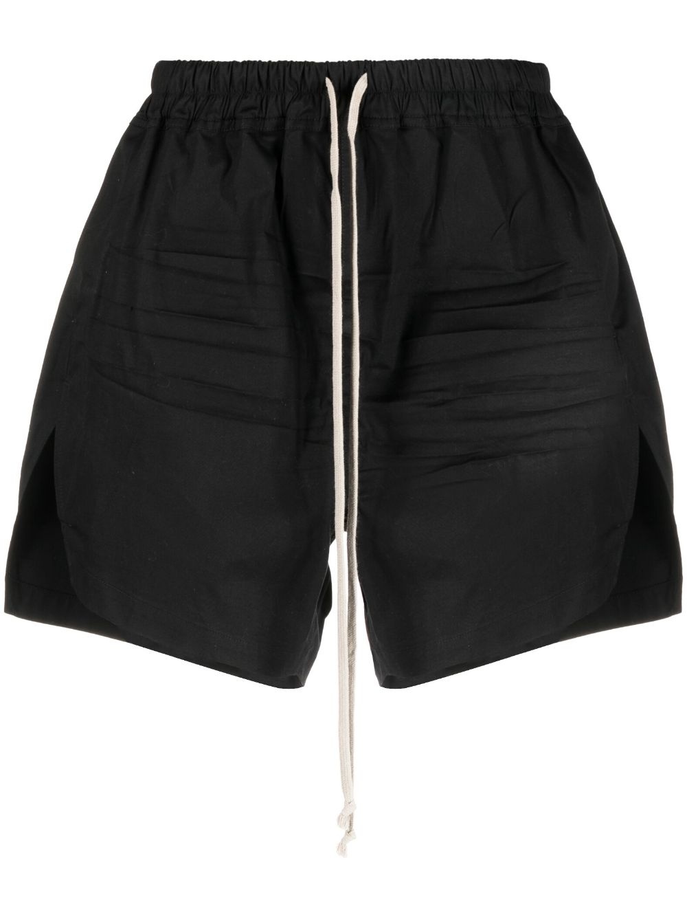 drawstring cotton shorts - 1