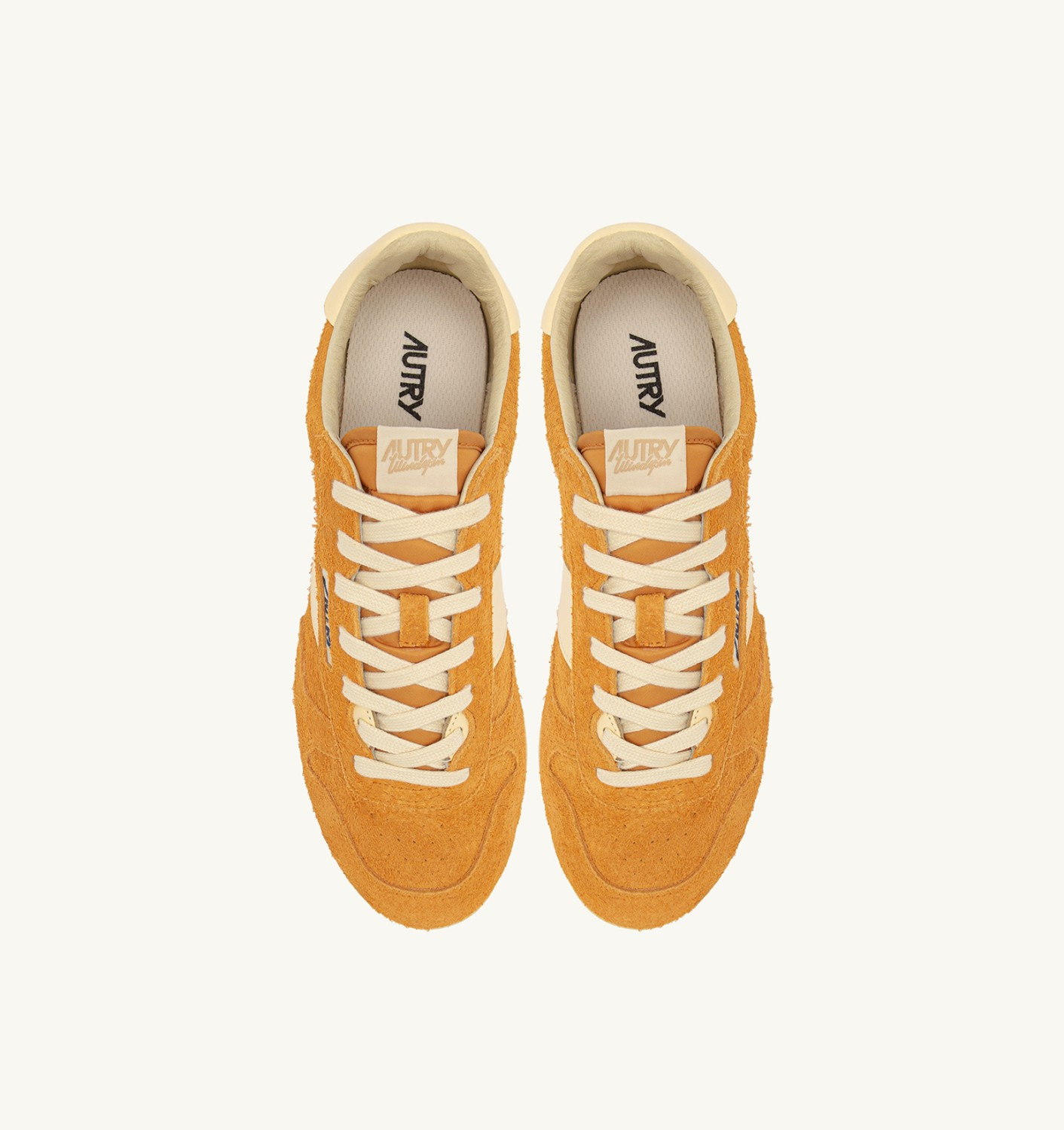 SNEAKERS WINDSPIN IN SUEDE AND LEATHER COLOR CADMIUM AND RUTABAGA - 5