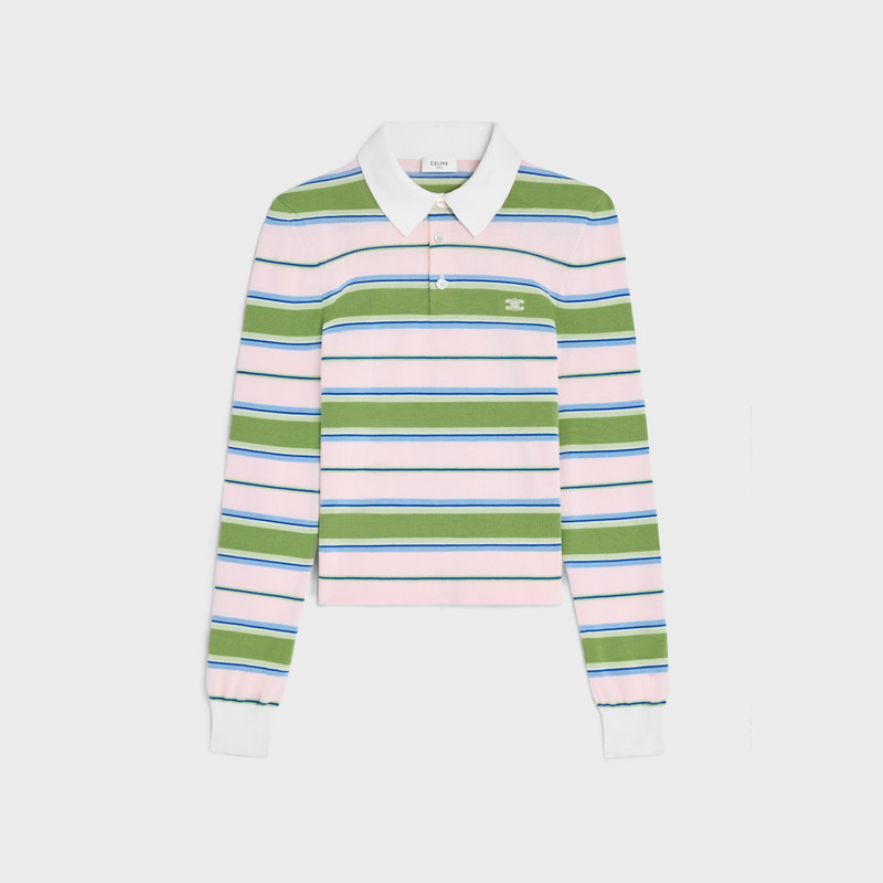 polo sweater IN striped cotton 1