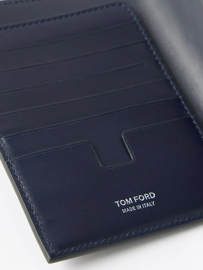 TOM FORD Crocodile-effect leather passport holder outlook