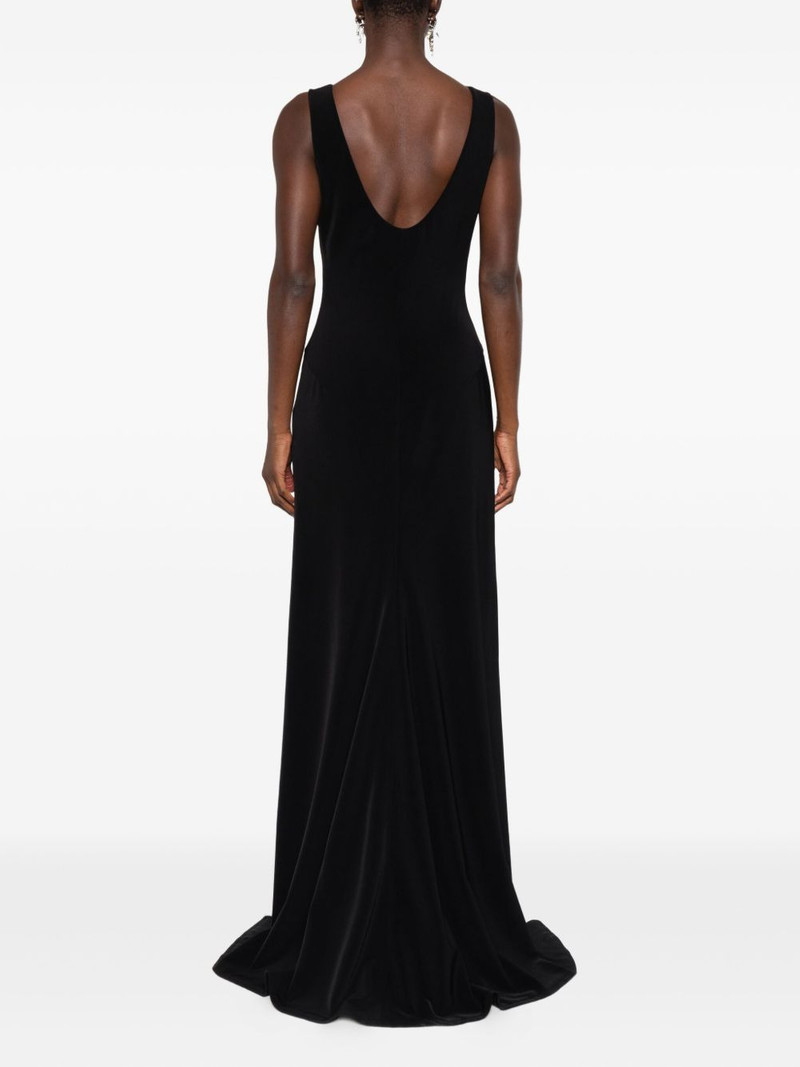 sleeveless pleat-detail dress 4