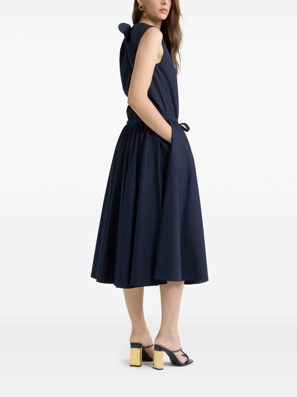buttoned-up midi dress - 3