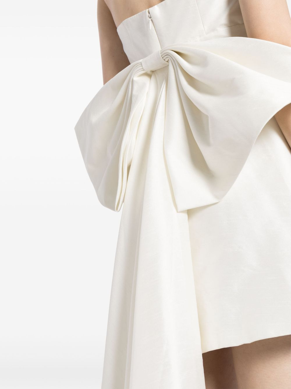 Kaia bow-detail minidress - 5