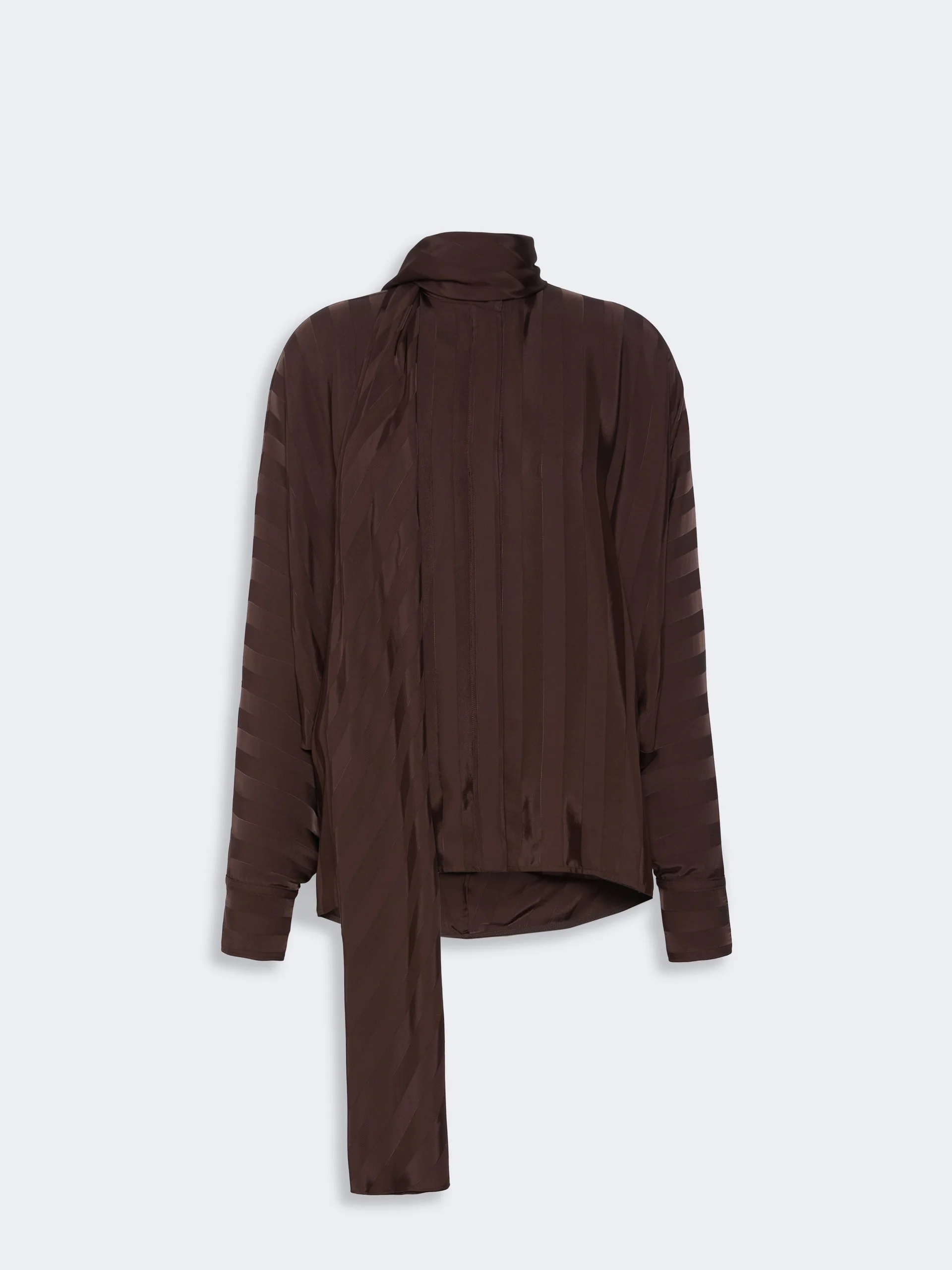CORSARO Oversized kimono shirt - CHOCOLATE - 1
