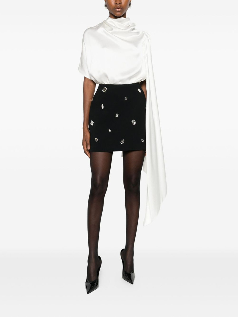 David Koma embellished mini skirt outlook