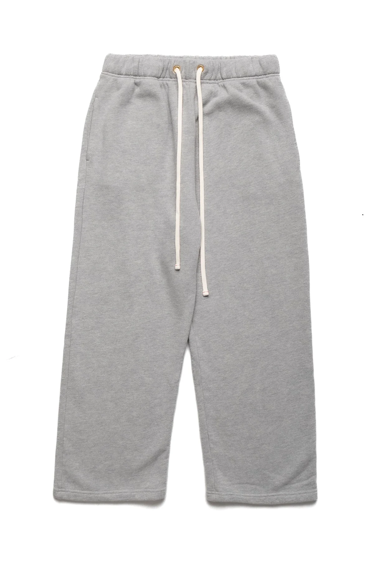 Cropped Relaxed Pant Heavyweight Fleece - Heather Grey - 1