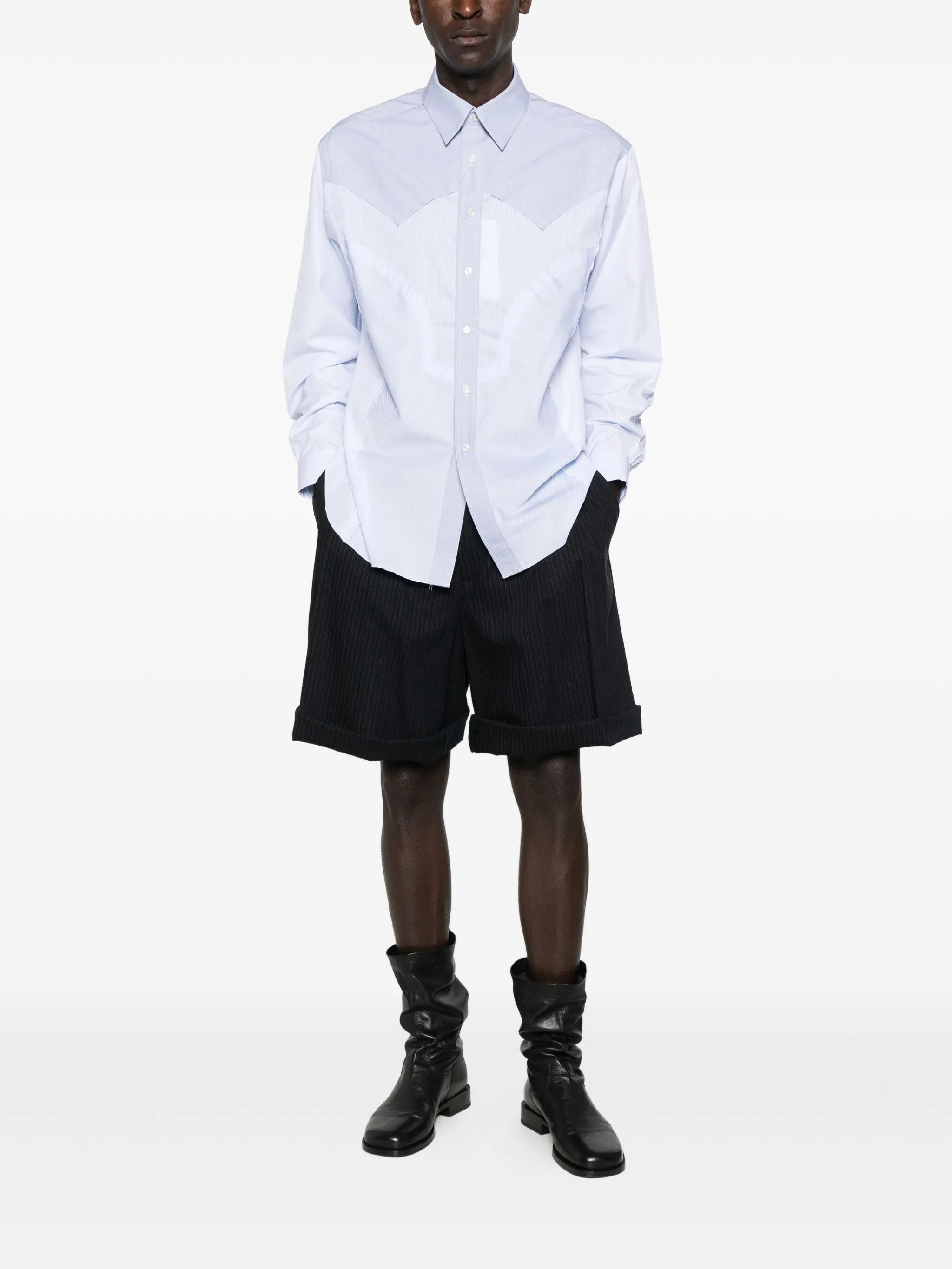 Maison Margiela Two-tone Yoke Shirt - 2