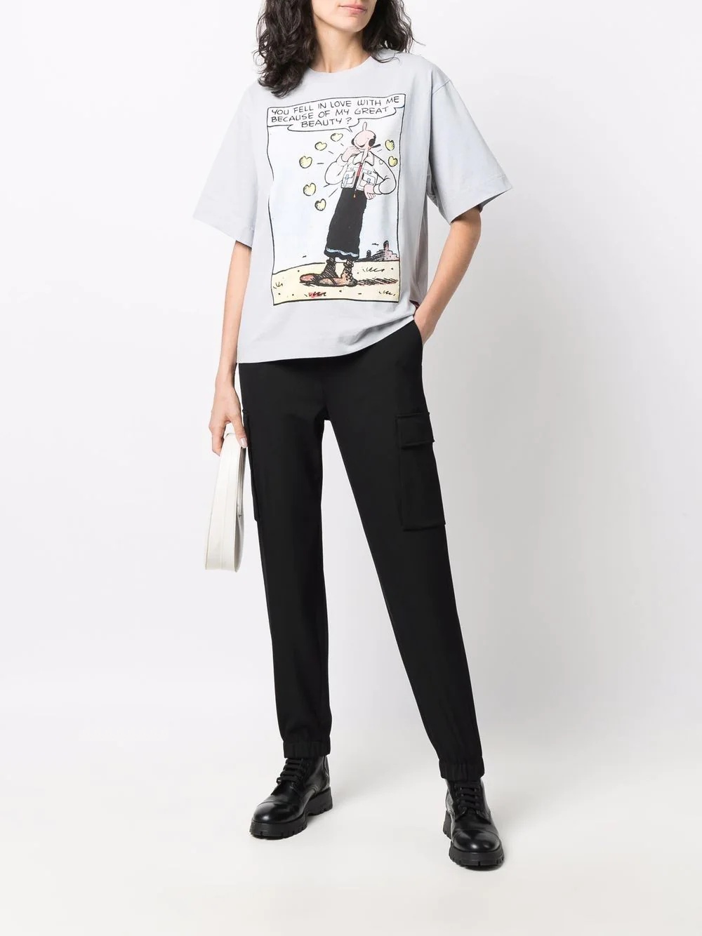 cartoon print T-shirt - 2