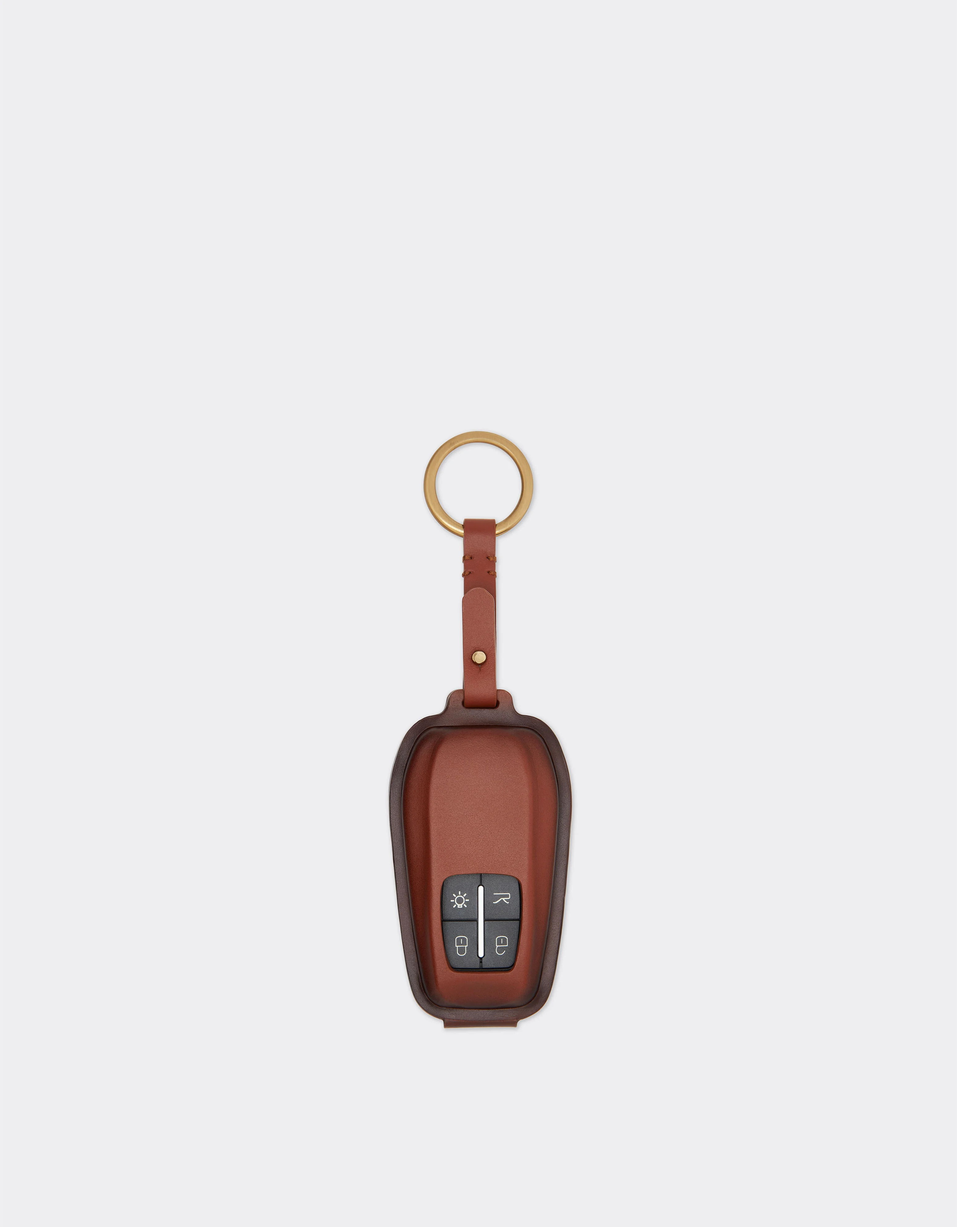 Ferrari keyring in gradient leather - 1