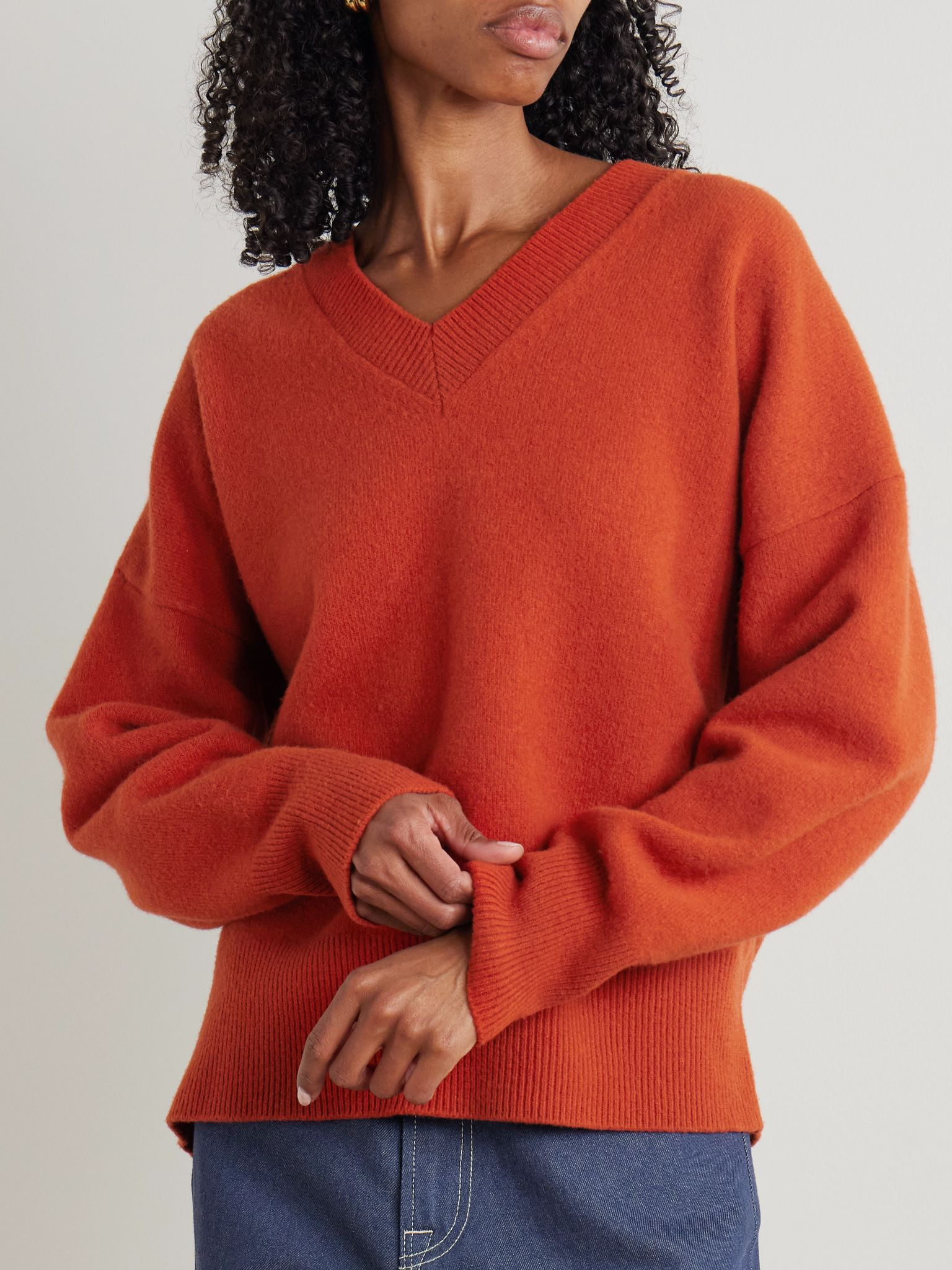Wool-blend sweater Orange - 3