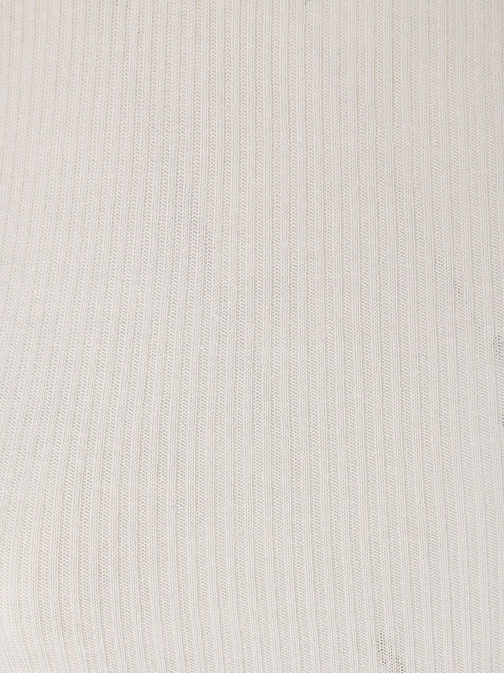 ribbed round-neck top - 3