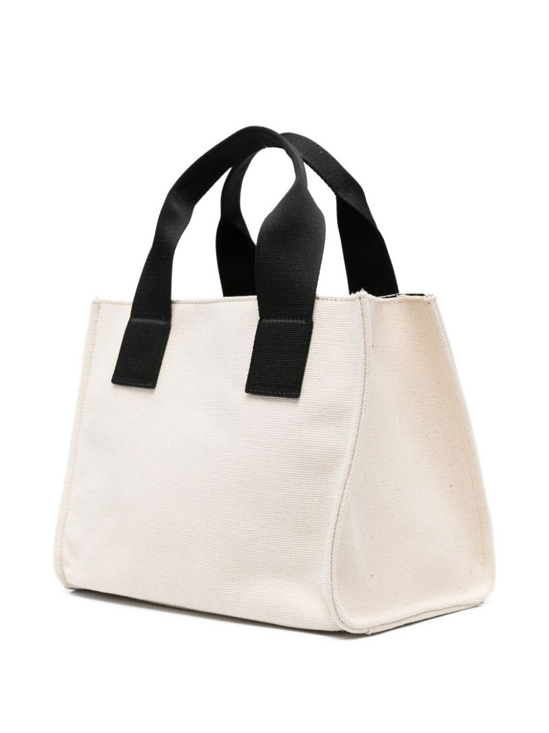 small apple embroidered tote bag 3