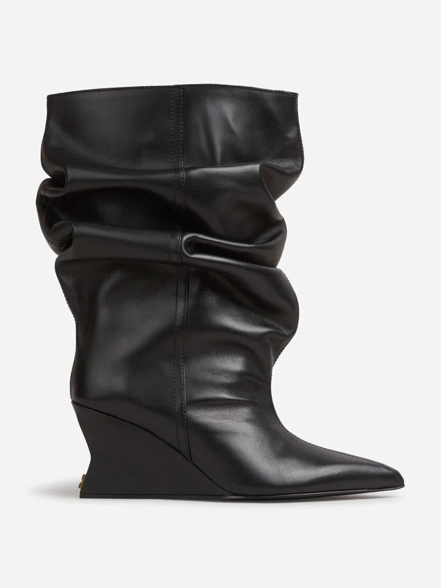 Balmain Wedge Booties - 1
