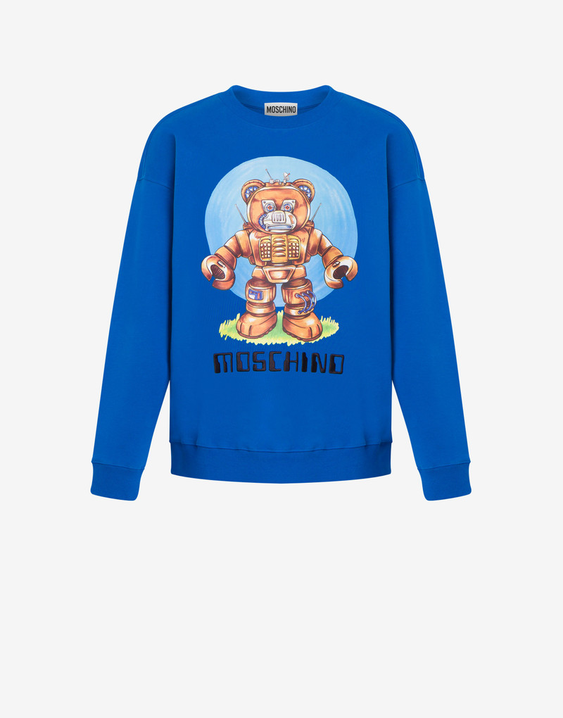 ROBOT BEAR ORGANIC COTTON SWEATSHIRT 1
