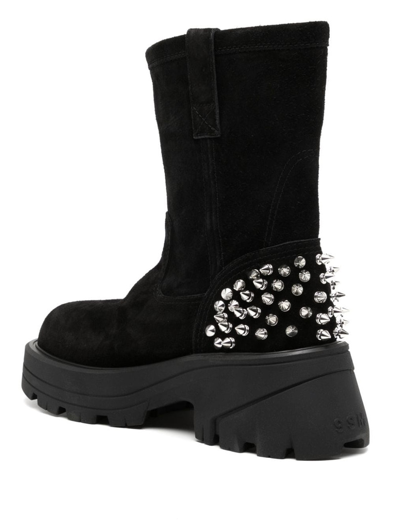 75mm studded suede boots 3
