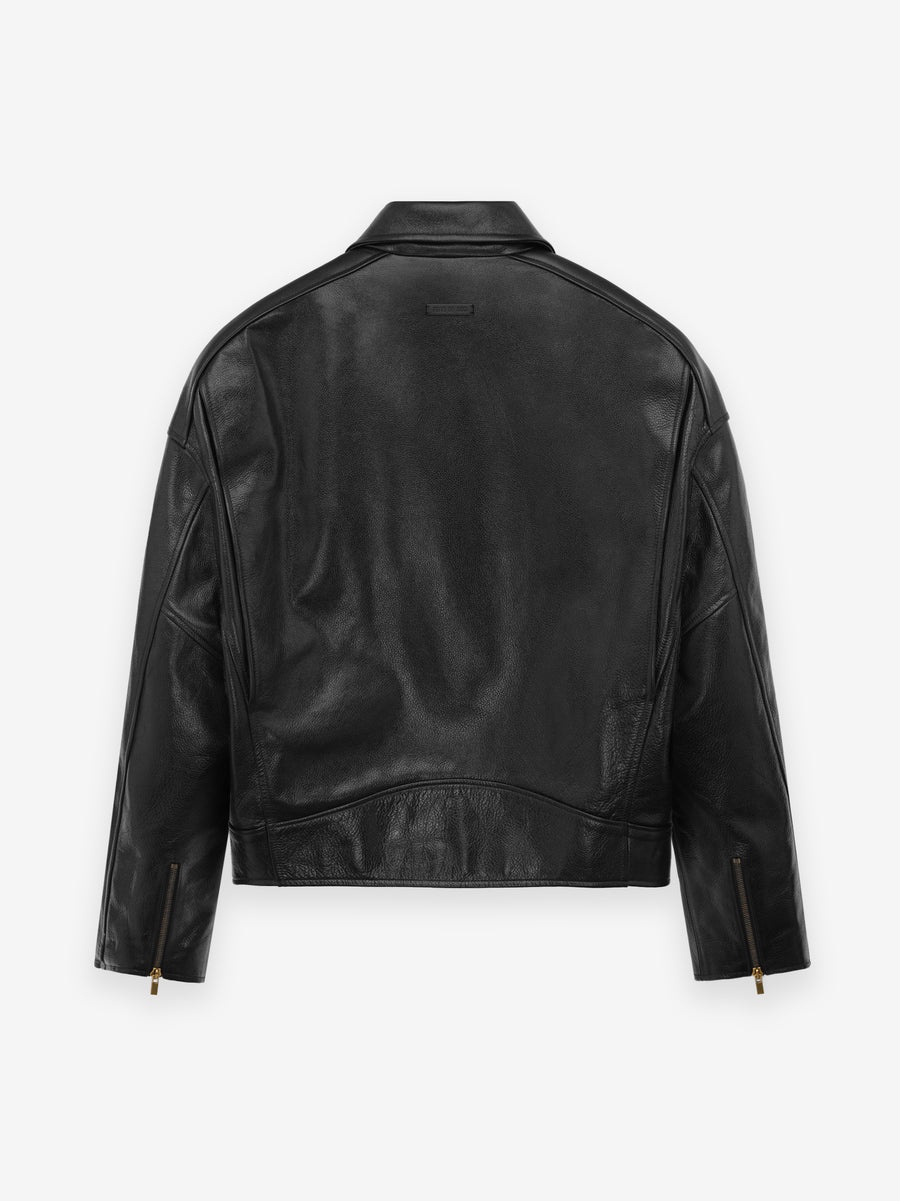 Leather Motorcycle Jacket - 3