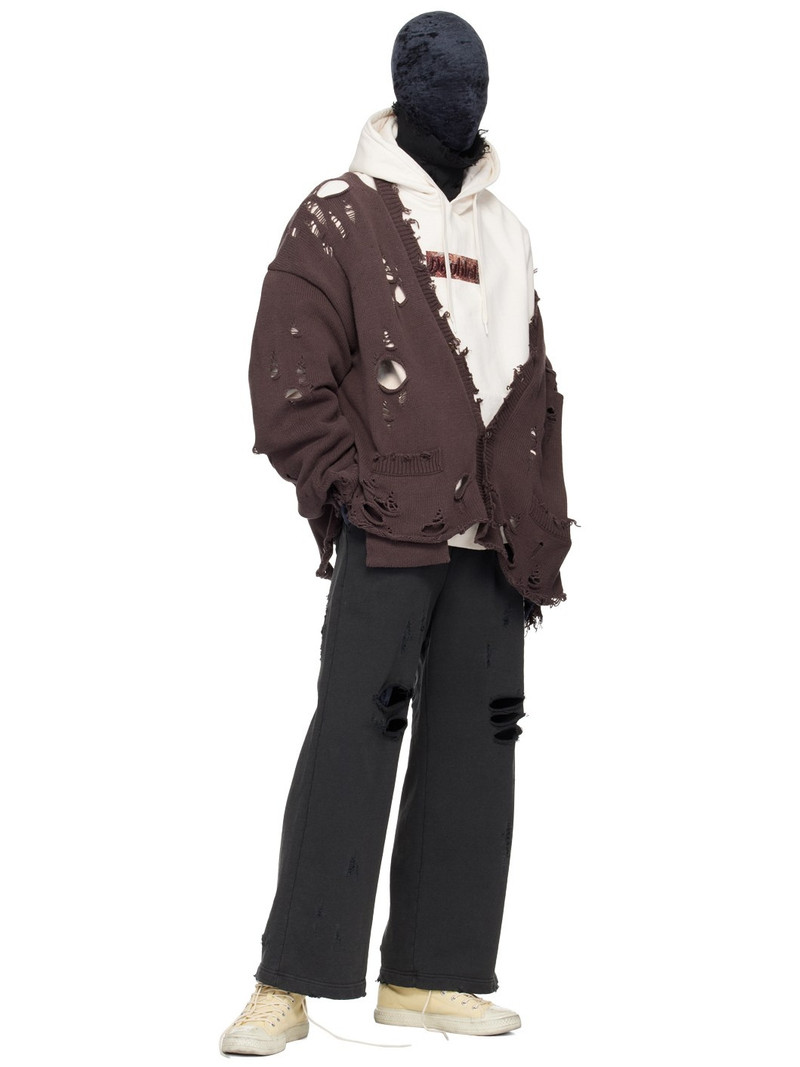 doublet 로고 자수 hoodie outlook