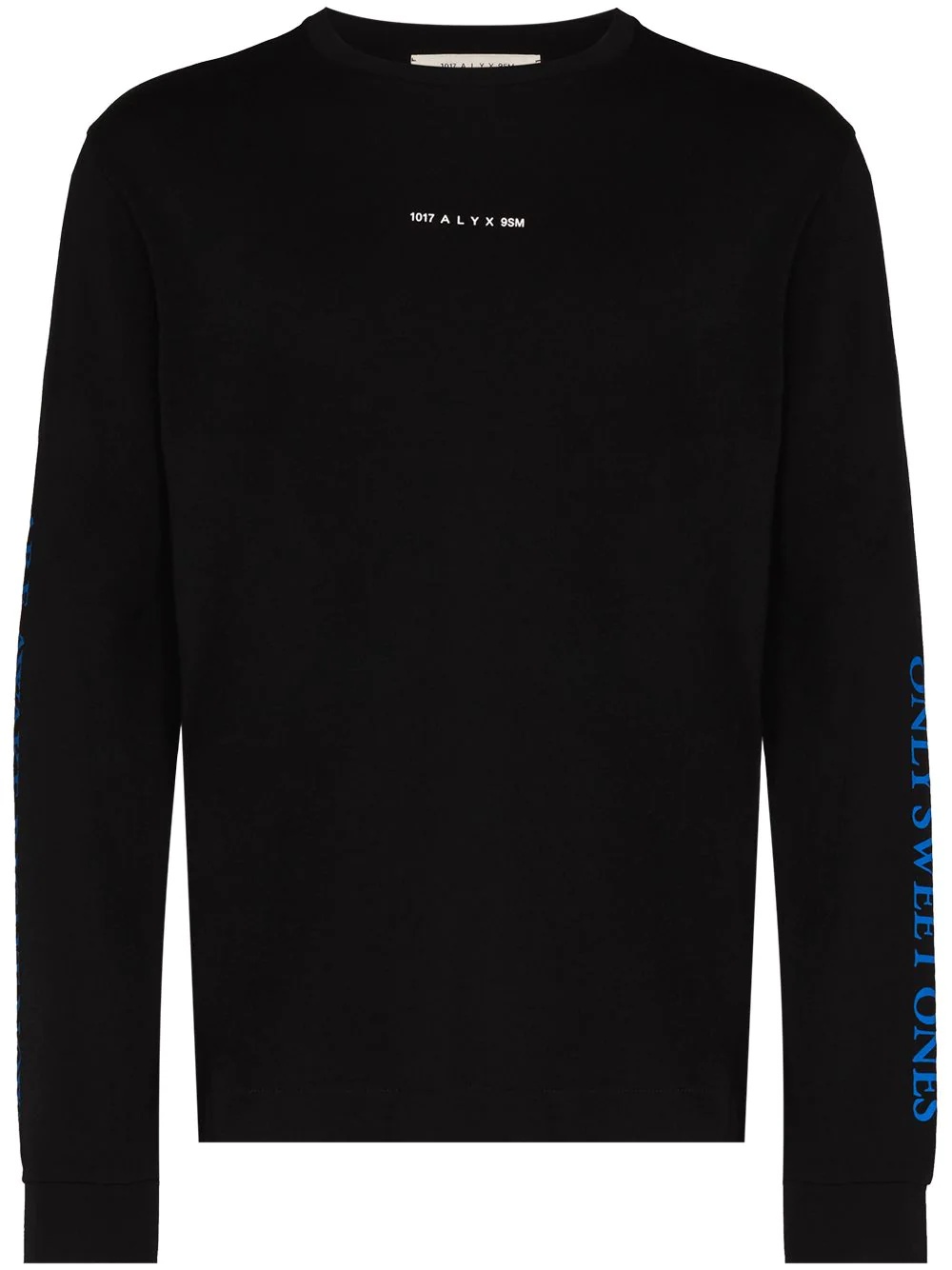 Horned print long sleeve T-shirt - 1