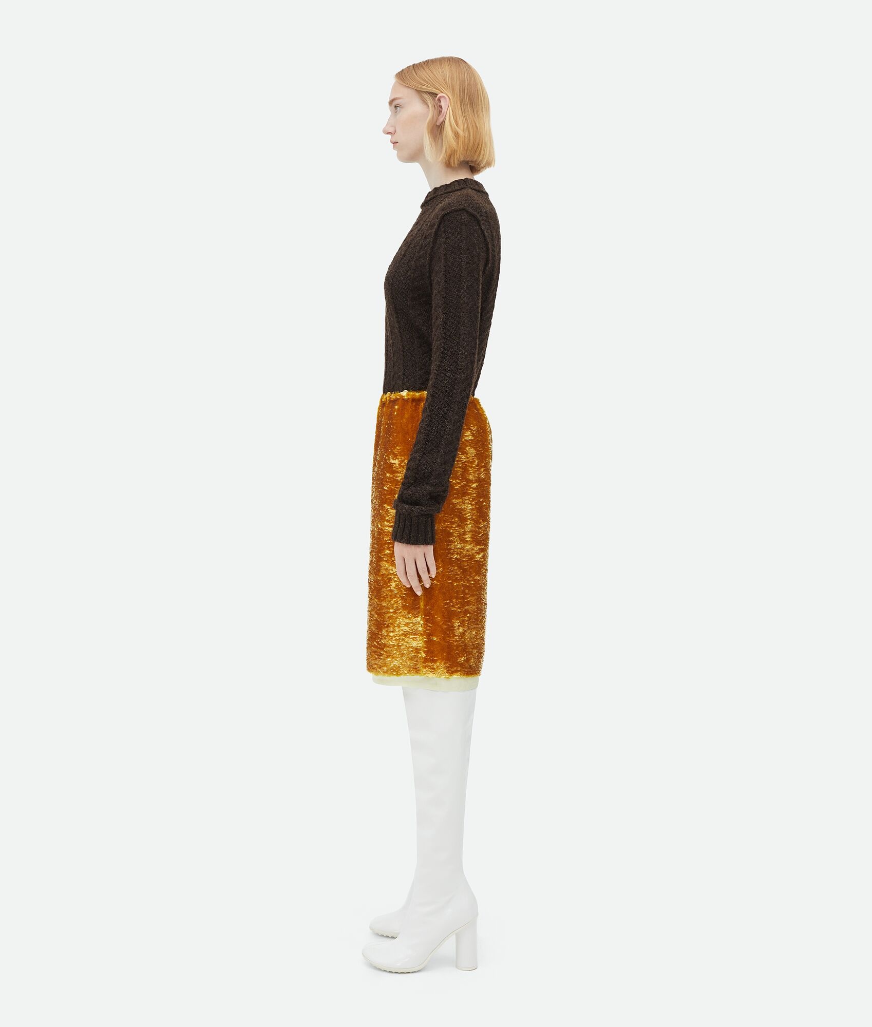 Sequin Embroidered Midi Skirt - 2