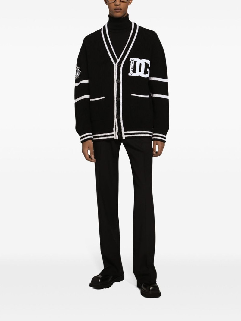 Dolce & Gabbana intarsia-knit cardigan outlook