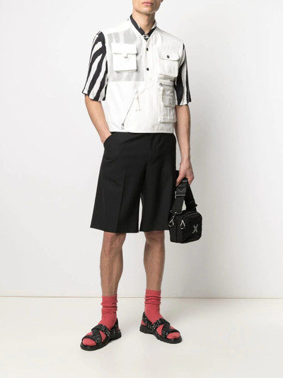 KENZO mesh panel multi-pocket vest outlook