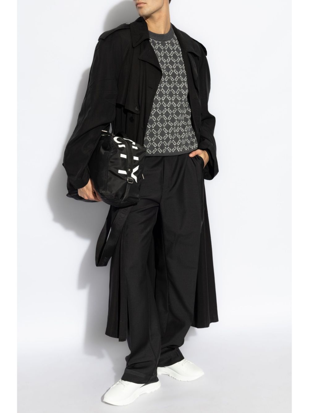 monogram-jacquard jumper - 2