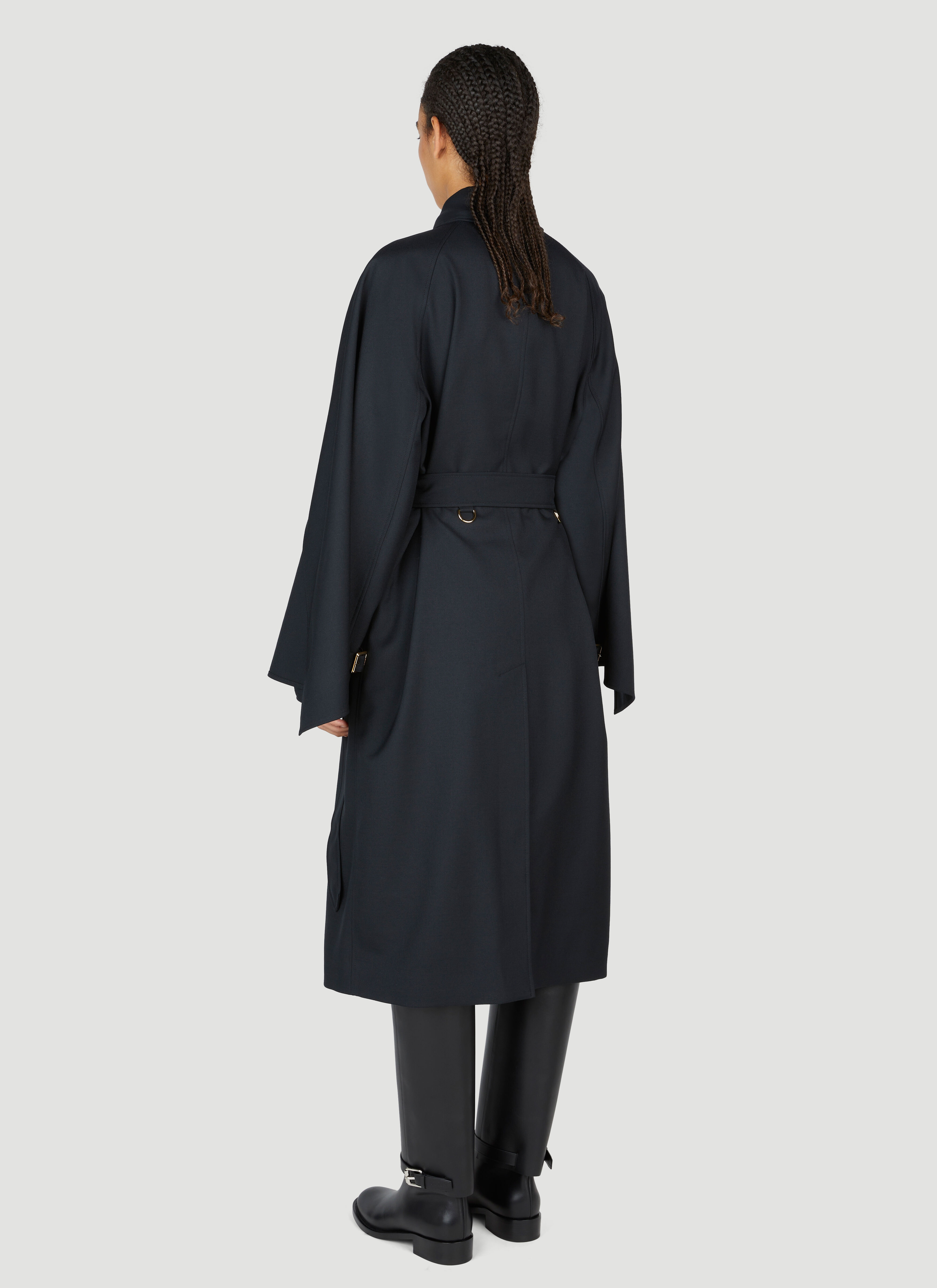 Cotness Double-Breasted Trench Coat - 4