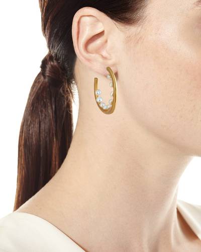 Cult Gaia Multi-Pearl Hoop Earrings outlook