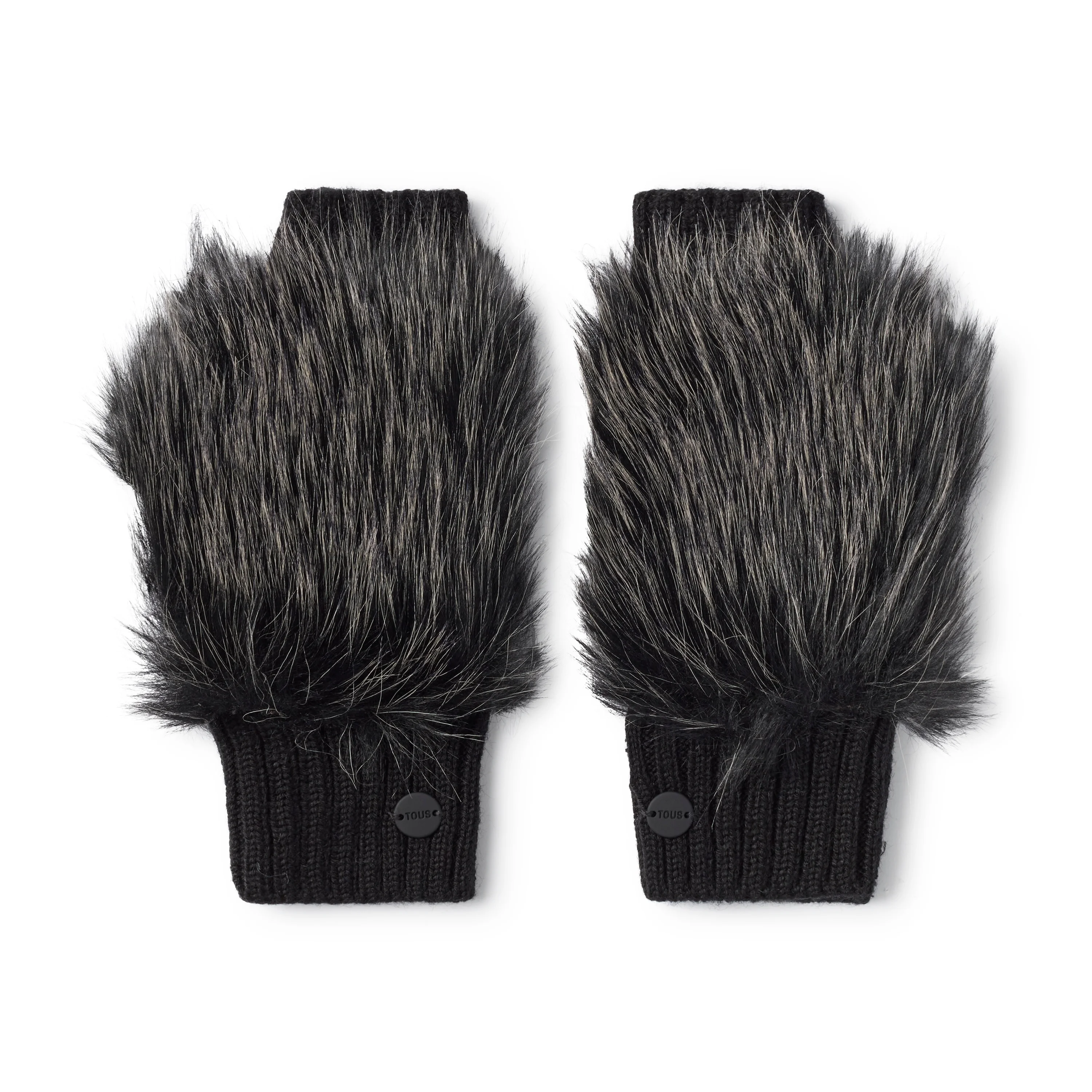 Black Mittens TOUS Carol Warm - 1