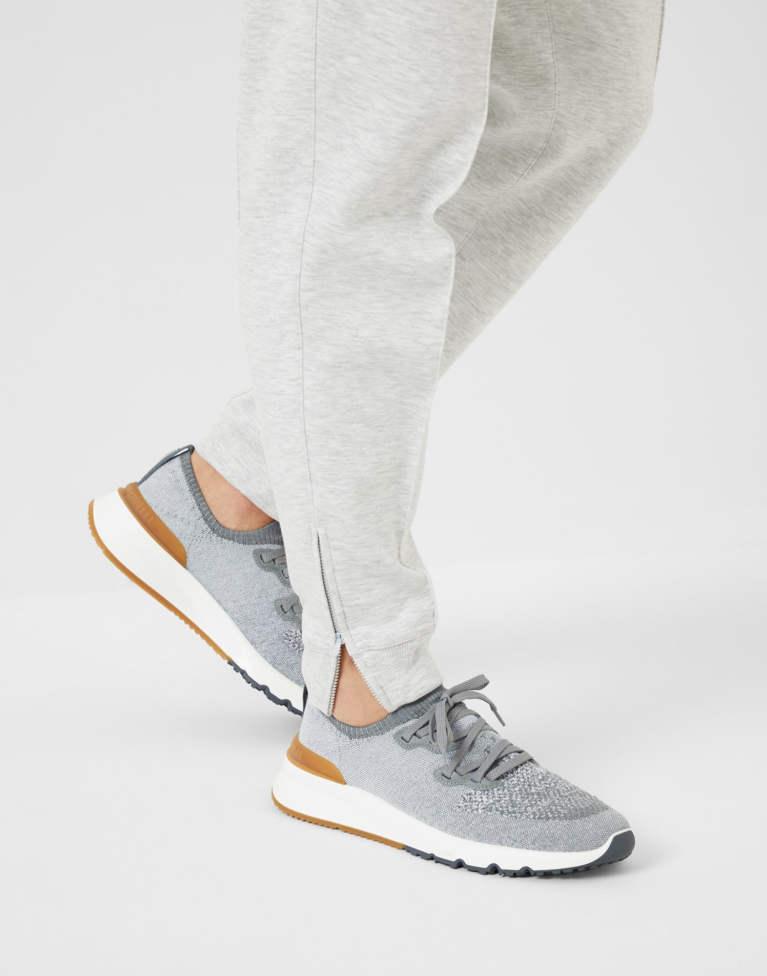 Cotton chiné knit runners - 4