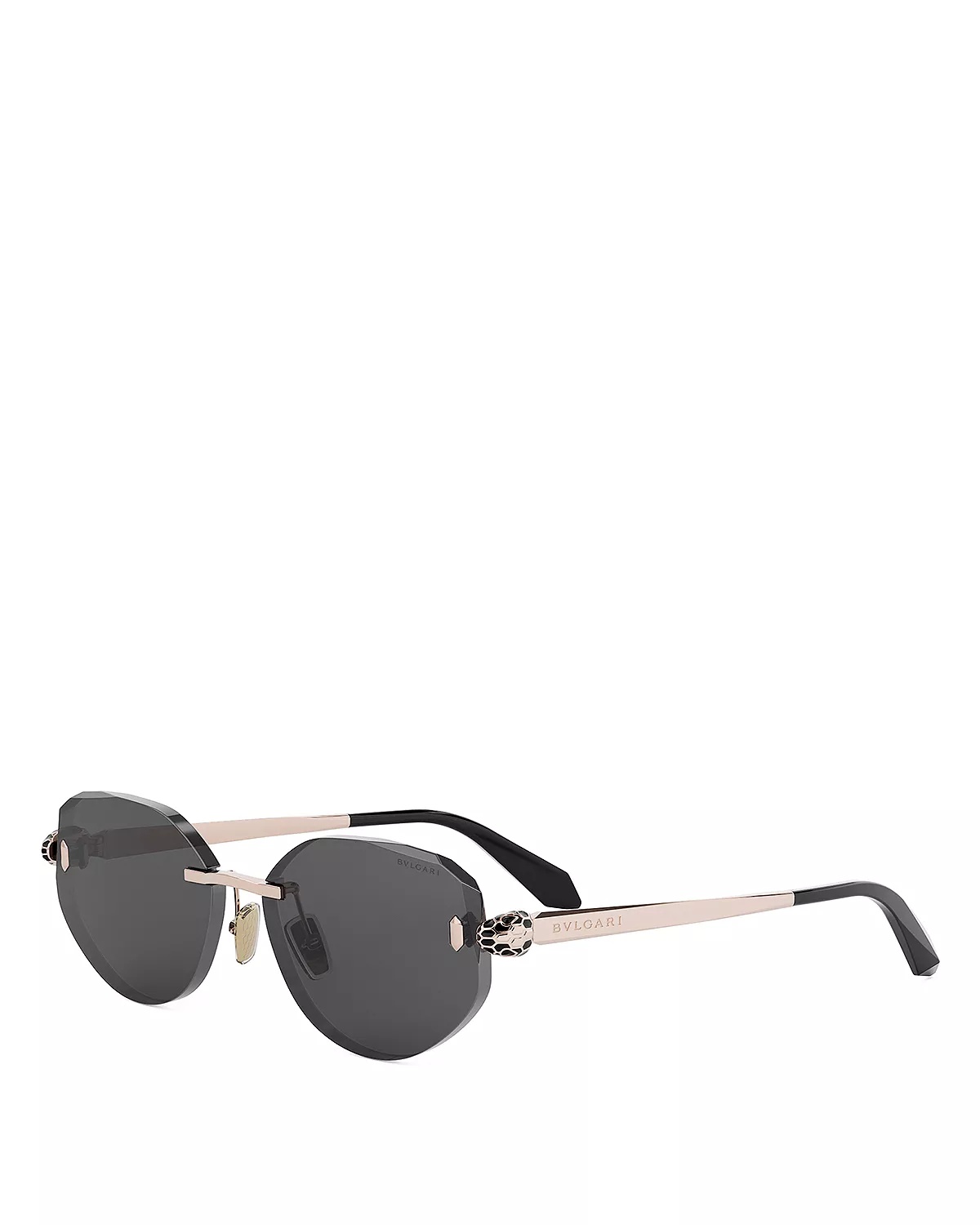 Serpenti Forever Rose Oval Sunglasses, 58mm - 1