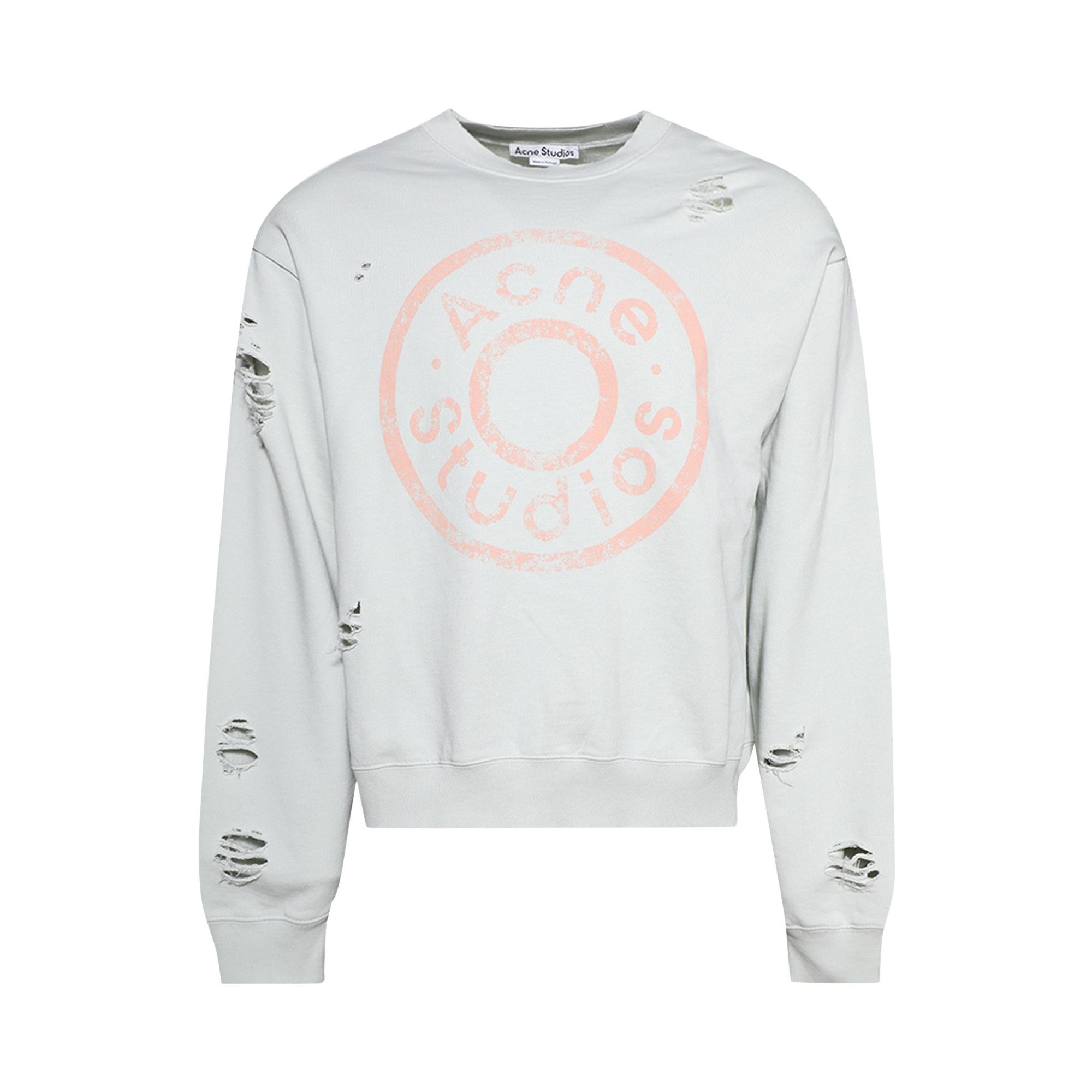 Acne Studios Logo Printed Sweater 'Ice Blue' - 1