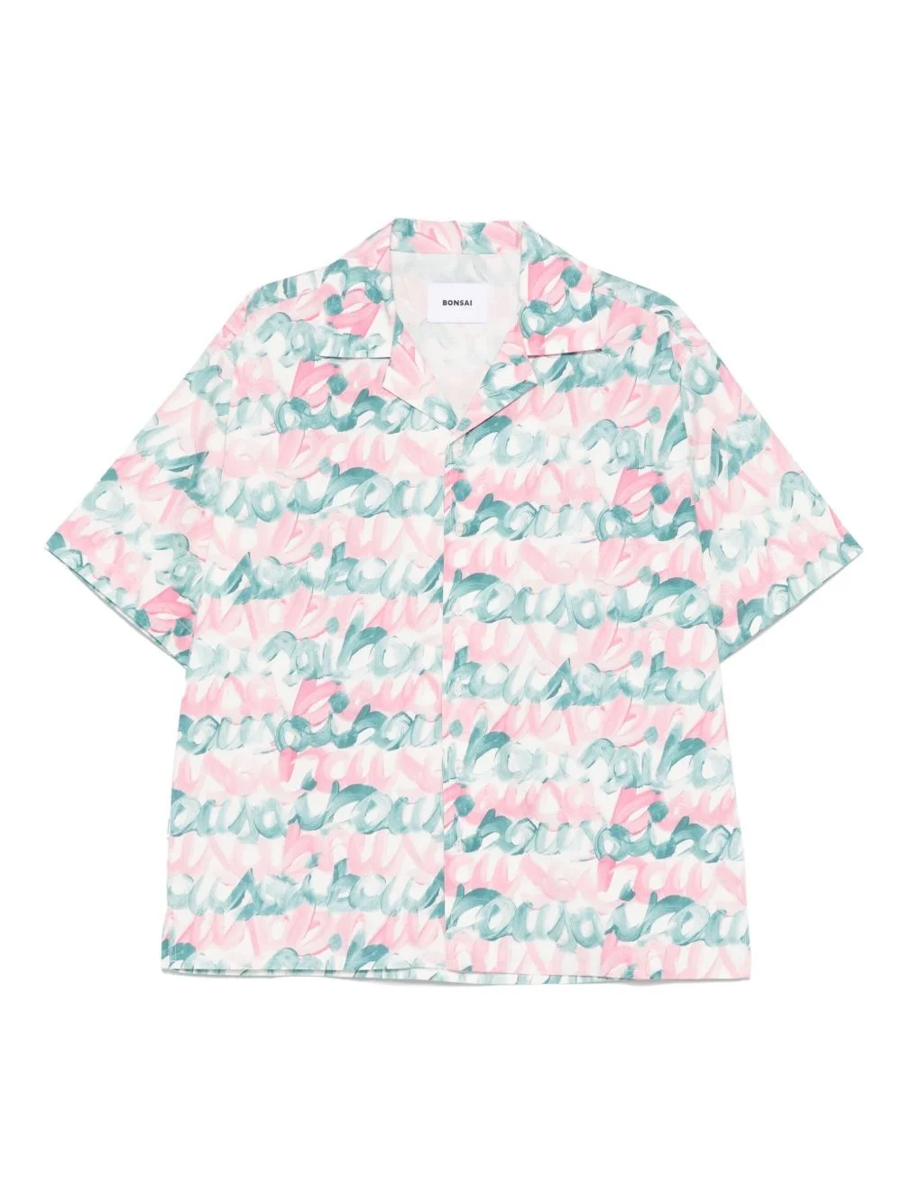 logo-print shirt - 1