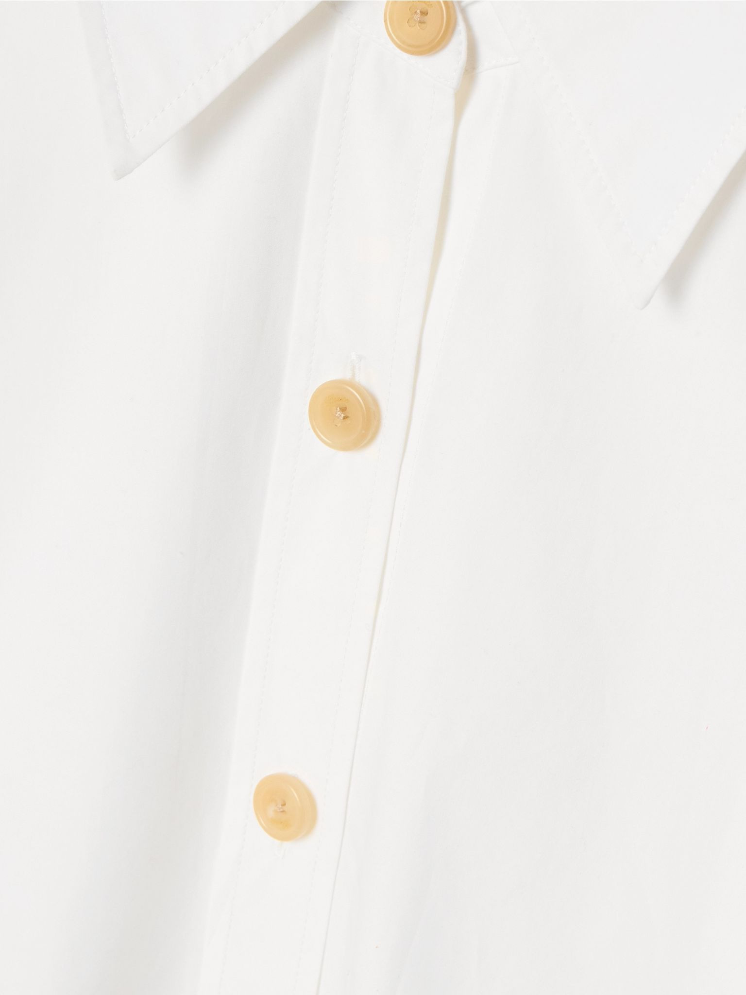 Herschel oversized cotton-poplin shirt White - 4